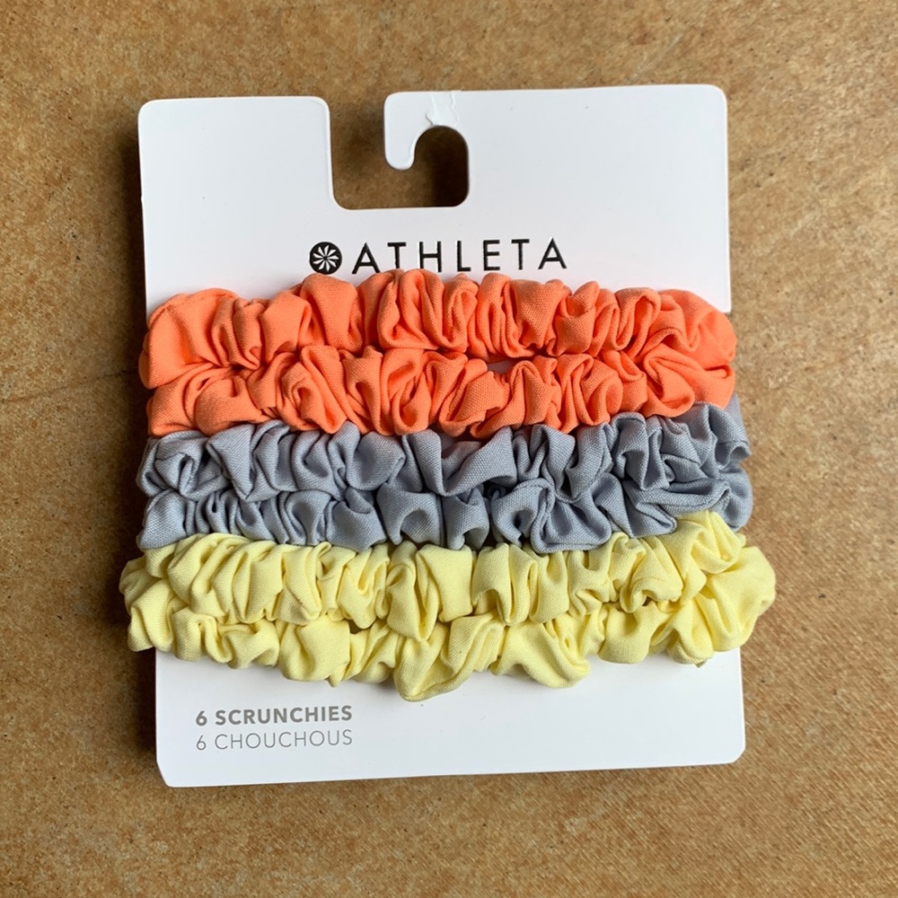 ATHLETA ~ Mini Scrunchie 6-pack